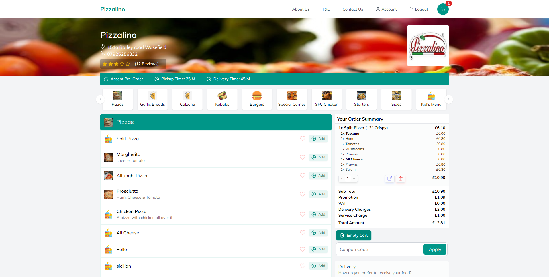 Online Food Ordering