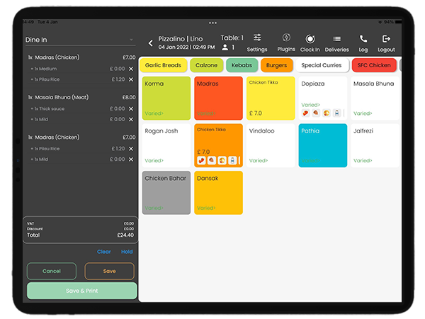 AcclaimPOS - Restaurant iPad App, Restaurant POS, iPad, iPhone, Cash  Register Software, Bar Point of Sale, Restaurant POS Software, Restaurant  Software, Restaurant System