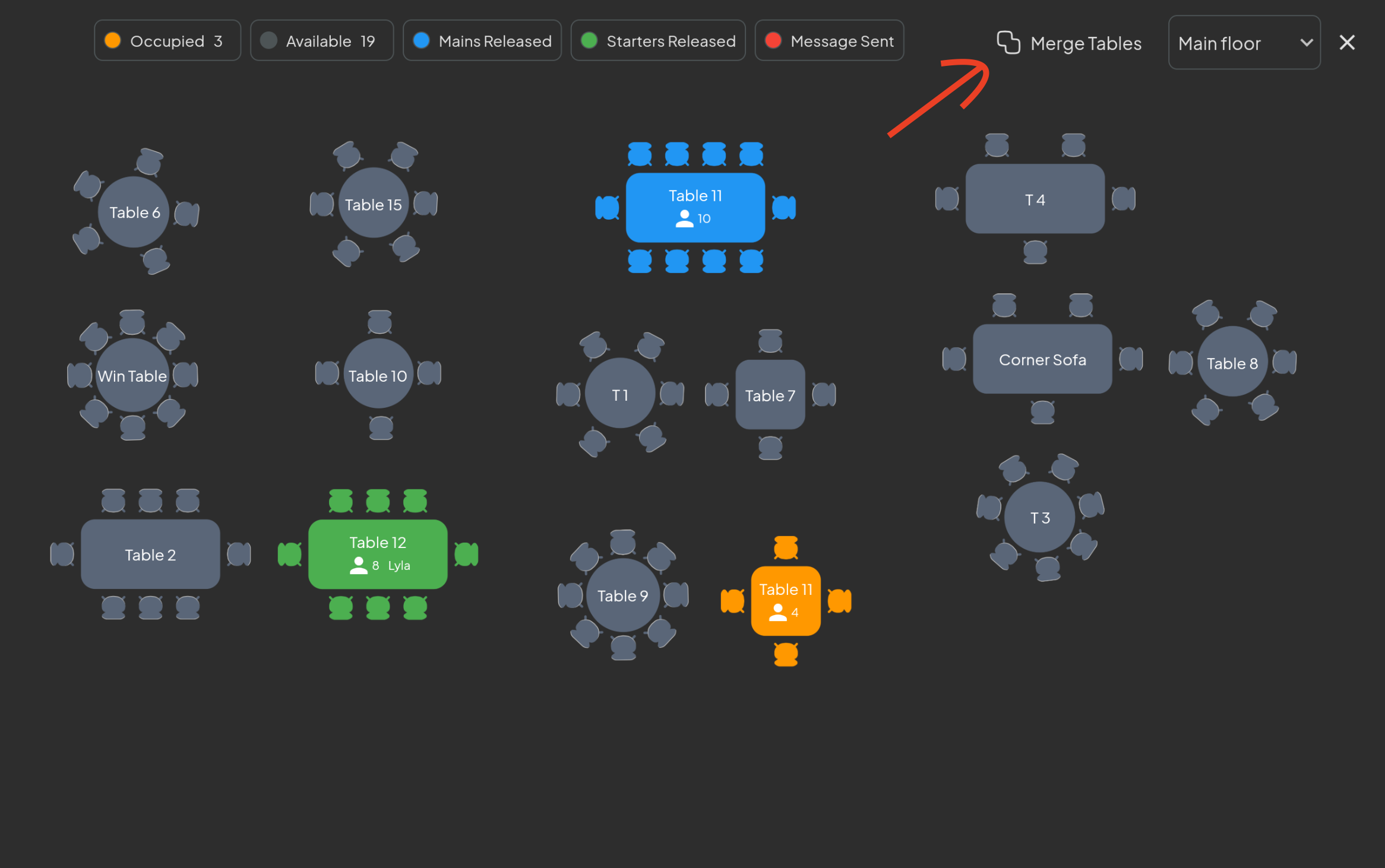 merge table with ace pos